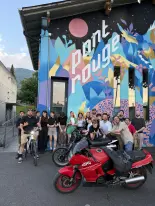 Le Pont Rouge avec ses bénévoles